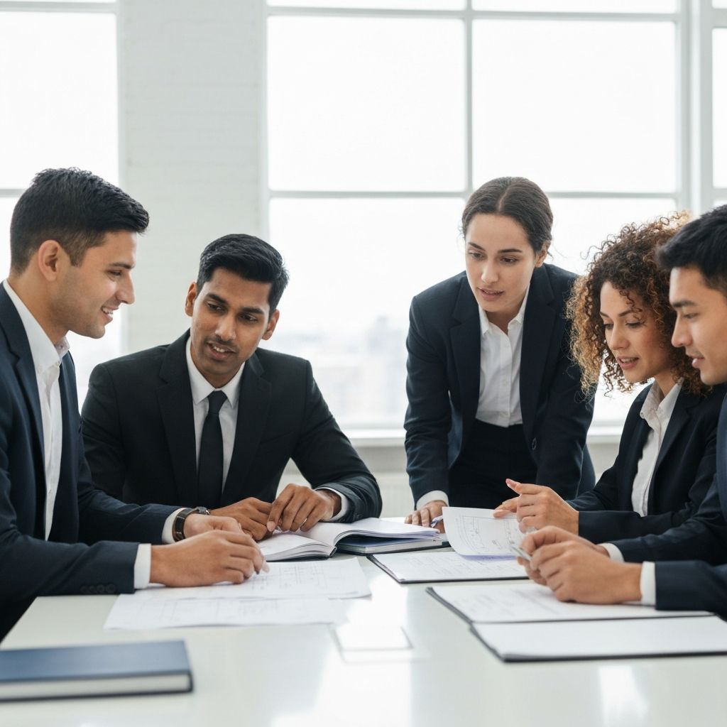 Zespół ekspertów EngExamPrep podczas spotkania